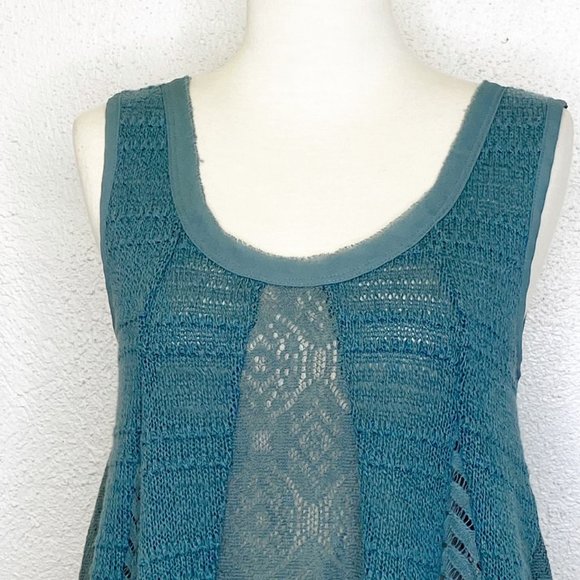 Anthropologie Carrigan Crochet Knit Tank - Picture 3 of 10